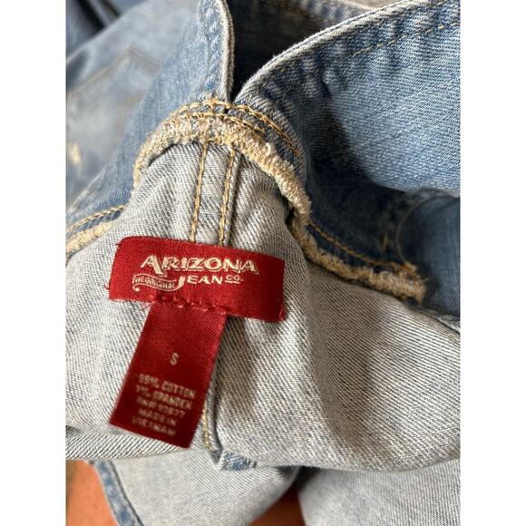 Arizona Overall's Coveralls straight leg distressed SZ SM holy one piece - Picture 3 of 6